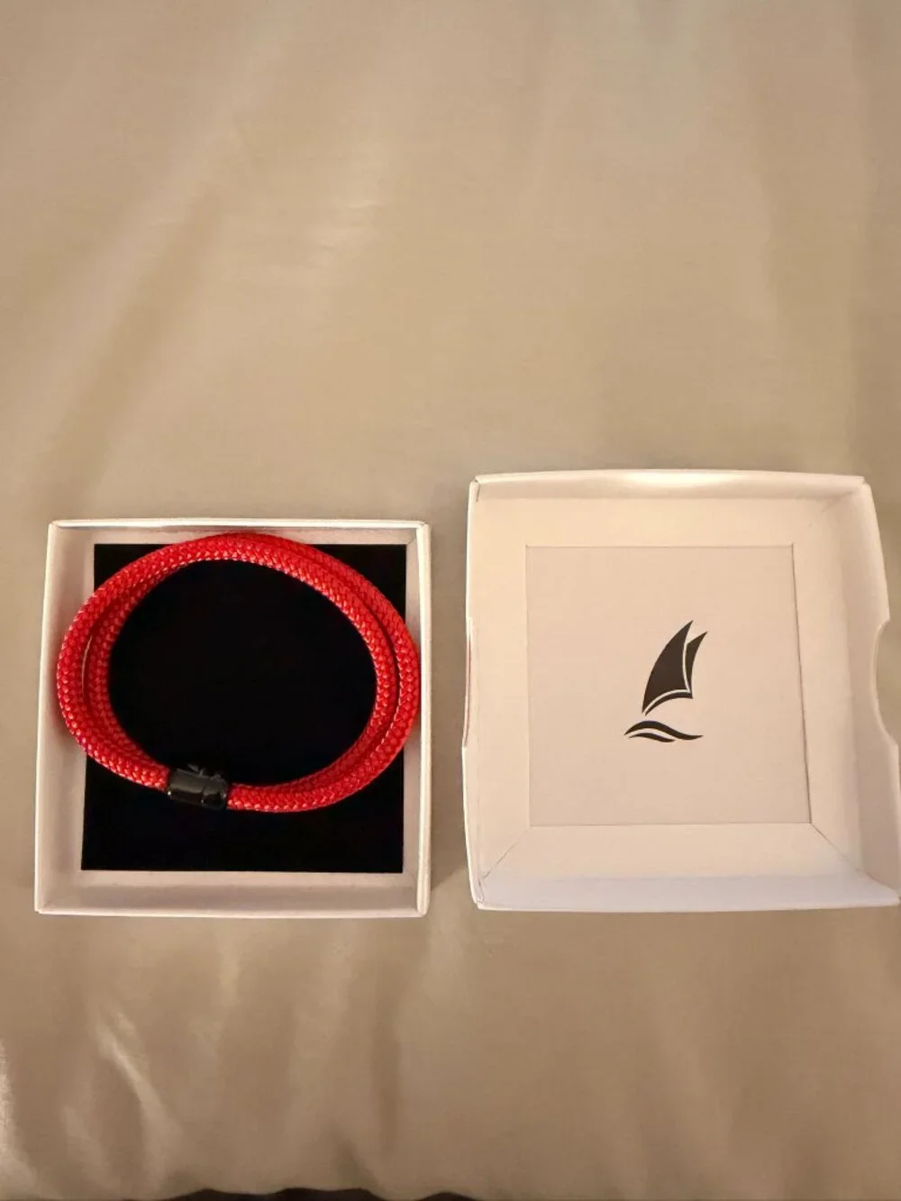 Wind Passion Rope Bracelet Unisex, Men/Women Red Color W/ Box